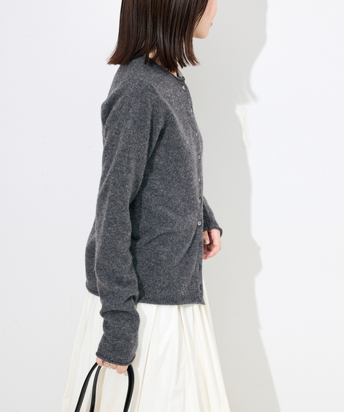 SLOBE IENA カーディガン echecs クルーネックカーディガン