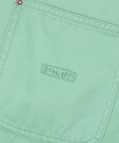 HUF（ハフ） コート ジャケット STRETCH LOGO CHORE SHACKET メンズ