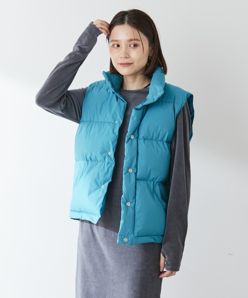 Omekashi（オメカシ） 「earthy_」ダウンベスト FREE オフホワイト