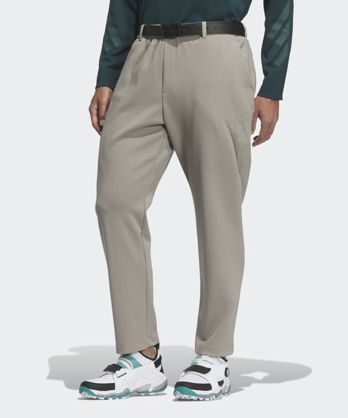 エディフィスゴルフ別注ダブルニットパンツ adidas（アディダス） ワイドパンツ パンツ ストレッチ ダブルニット