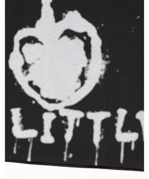 「Little sunny bite」 半袖Tシャツ MEDIUM ブラック レディース_画像7