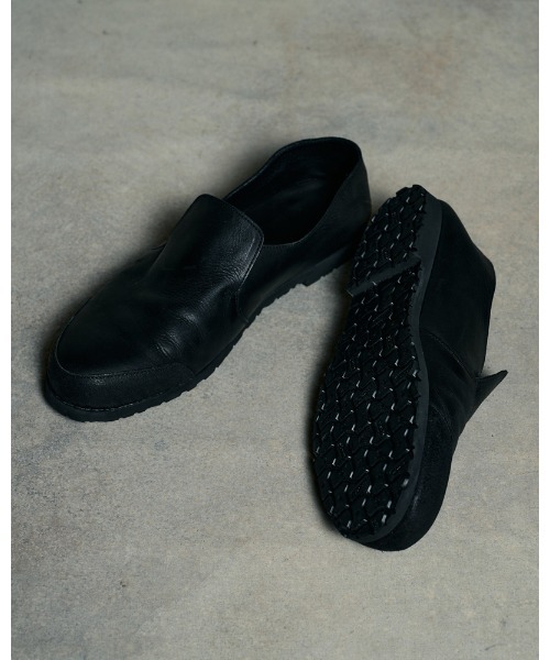 スリッポン combination slip-on shoes メンズの画像