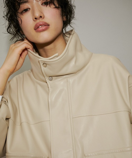 ADAM ET ROPE'（アダムエロペ） ジップアップブルゾン FREE ブラック