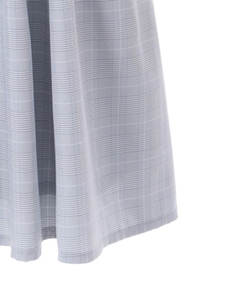 「axes femme POETIQUE」 半袖ワンピース MEDIUM グレー レディース_画像6