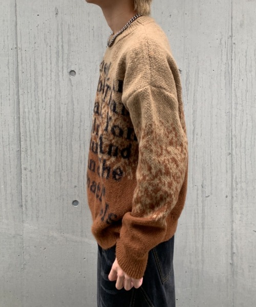 LILBEAR ニット グラデーションデザイ 秋冬トップス 1.jpg