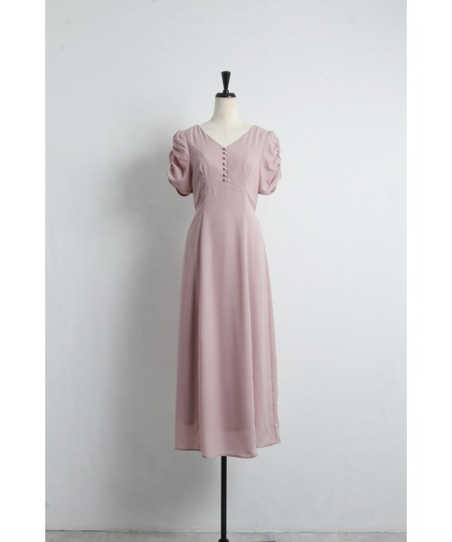 「&. NOSTALGIA」 半袖ワンピース FREE ピンク レディース_画像4