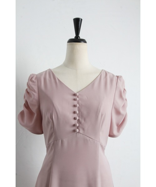 「&. NOSTALGIA」 半袖ワンピース FREE ピンク レディース_画像9