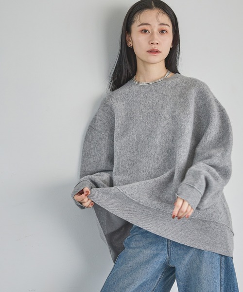 Apart by スポンディッシュＷユルプルオーバー 未使用 完売品 A part by（アパートバイ） ニット セーター スポンディッシュWユル