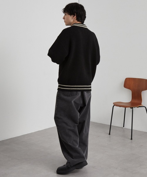 theory 22SS ウォッシャブル ボーダーニット　プルオーバー Theo Cardigan White | Princess Polly