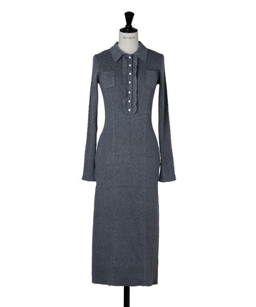 Her lip to ワンピース Margot Knit Long Dress : ZOZOTOWN Yahoo!店