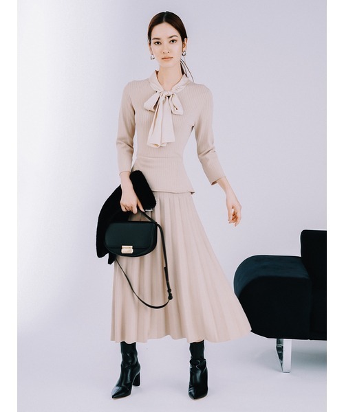 CELFORD（セルフォード） ニットワンピース 36 ネイビー レディース