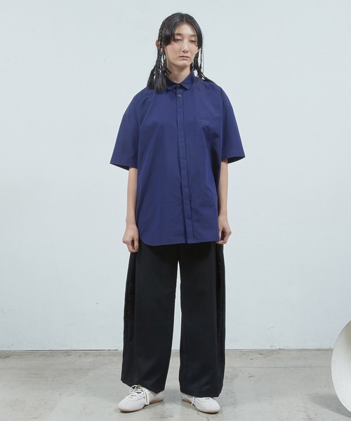 Dulcamara（ドゥルカマラ） シャツ 半袖 ショートスリーブトレンチ
