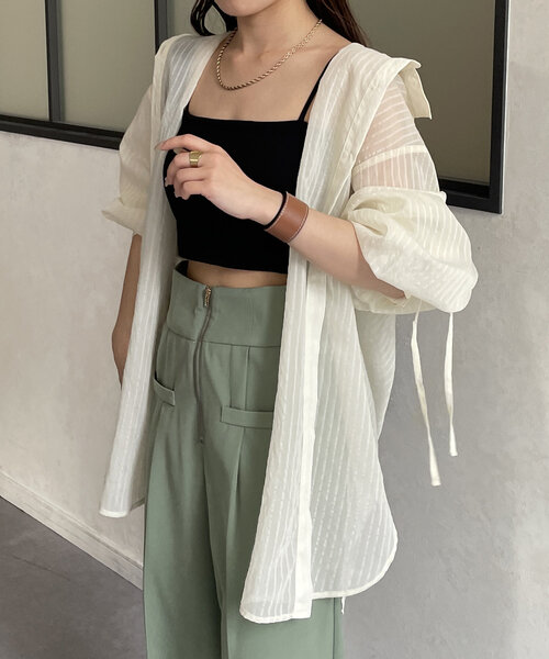 「Thevon」 長袖シャツ FREE ブルー レディース_画像3