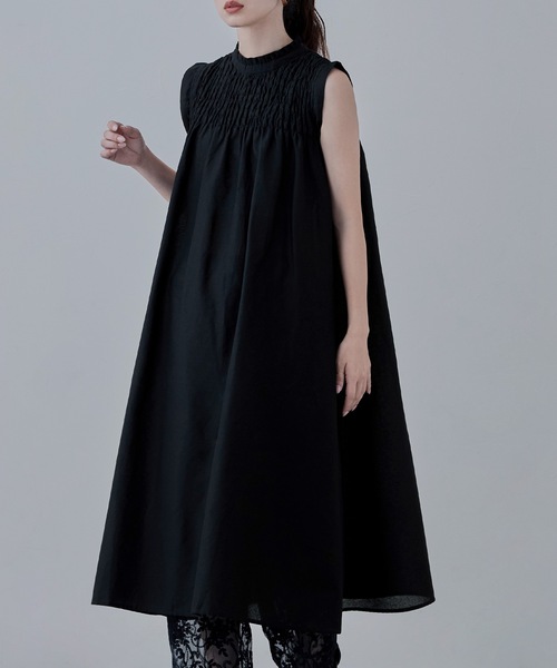 「etoll.」 ノースリーブワンピース M ブルー レディース_画像5