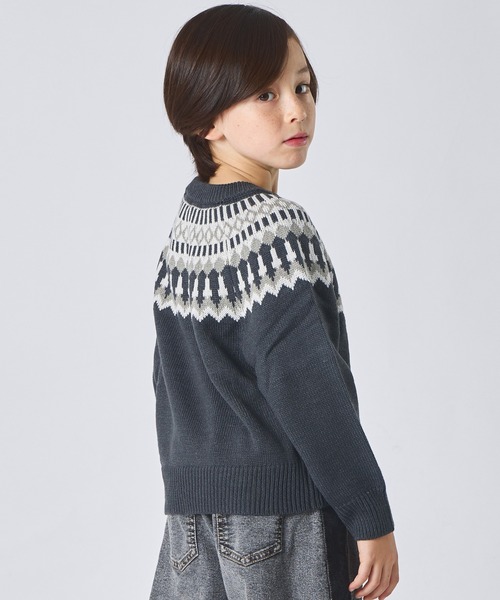 ニット セーター ユニセックス ノルディック柄 ニット キッズ 子供服 男の子 女の子 | pairmanon | 11