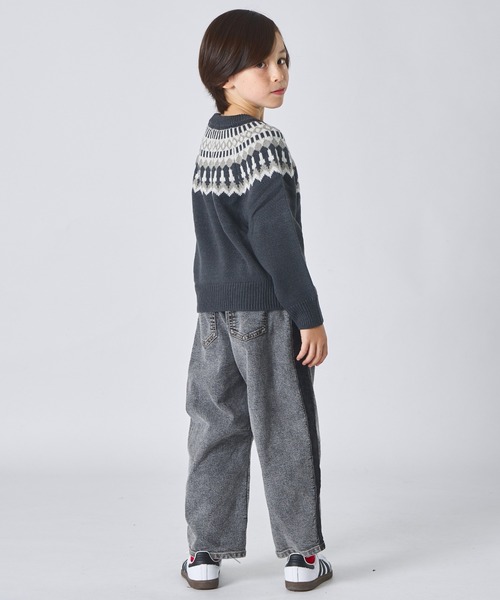 ニット セーター ユニセックス ノルディック柄 ニット キッズ 子供服 男の子 女の子 | pairmanon | 14