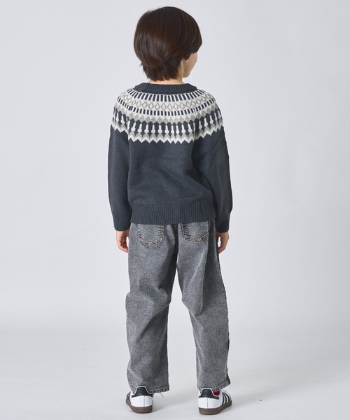 ニット セーター ユニセックス ノルディック柄 ニット キッズ 子供服 男の子 女の子 | pairmanon | 15