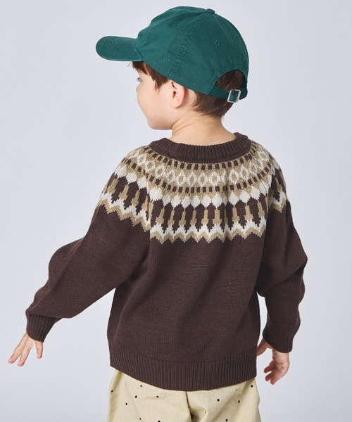 ニット セーター ユニセックス ノルディック柄 ニット キッズ 子供服 男の子 女の子 | pairmanon | 17