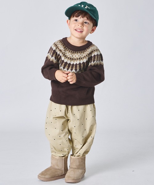 ニット セーター ユニセックス ノルディック柄 ニット キッズ 子供服 男の子 女の子 | pairmanon | 18