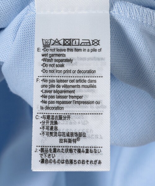 「LACOSTE」 半袖Tシャツ 4 ホワイト メンズ_画像6