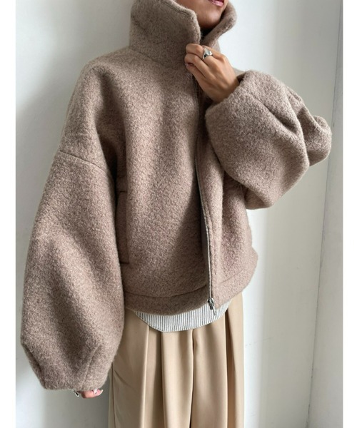 「AIC.」 ブルゾン FREE ブラック レディース_画像7