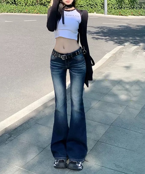 VIBGYOR ジーンズ デニム デニムパンツ 「EIZZ/アイズ」Y2K ローライズ