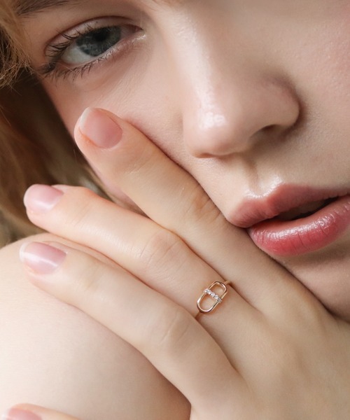 cui-cui（キュイキュイ） 指輪 リング ダイヤモンド リング | K10YG