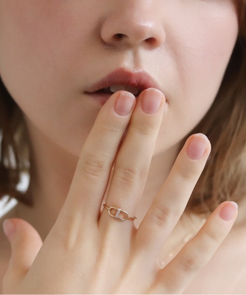 cui-cui（キュイキュイ） 指輪 リング ダイヤモンド リング | K10YG