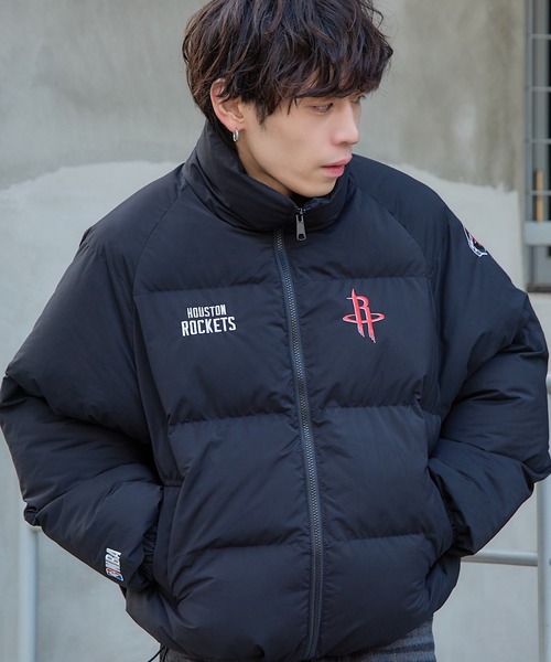 That's life ダウンジャケット ダウン NBA Team logo Puffer Jacket