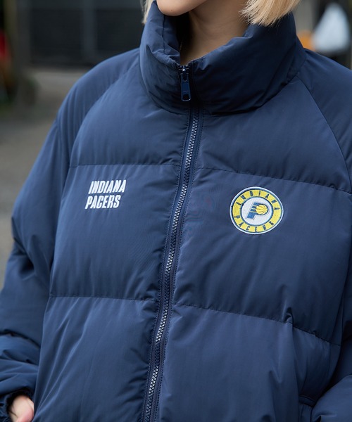 That's life ダウンジャケット ダウン NBA Team logo Puffer Jacket