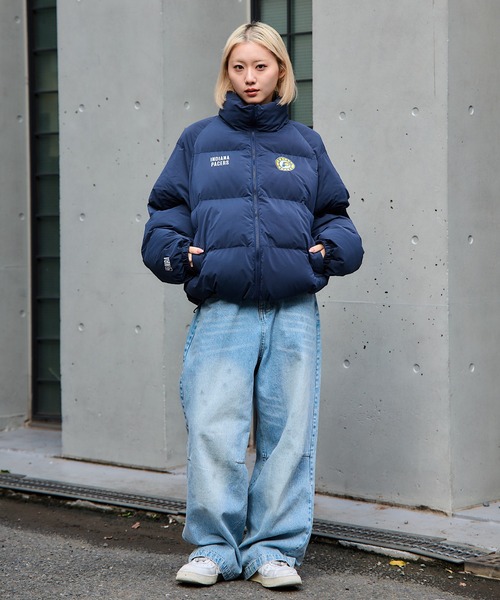 That's life ダウンジャケット ダウン NBA Team logo Puffer Jacket