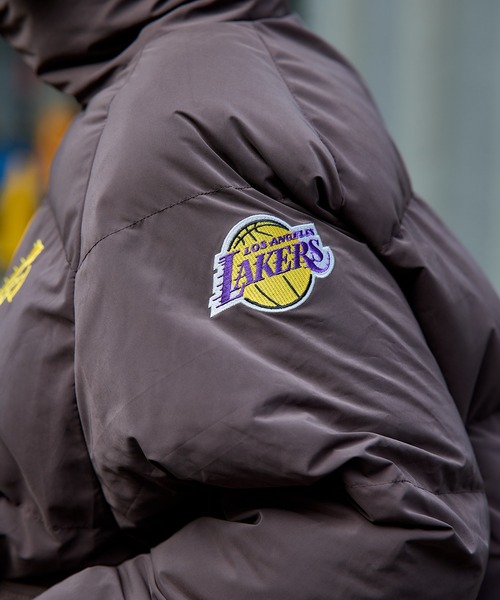 That's life ダウンジャケット ダウン NBA Team logo Puffer Jacket