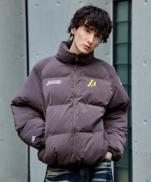 That's life ダウンジャケット ダウン NBA Team logo Puffer Jacket