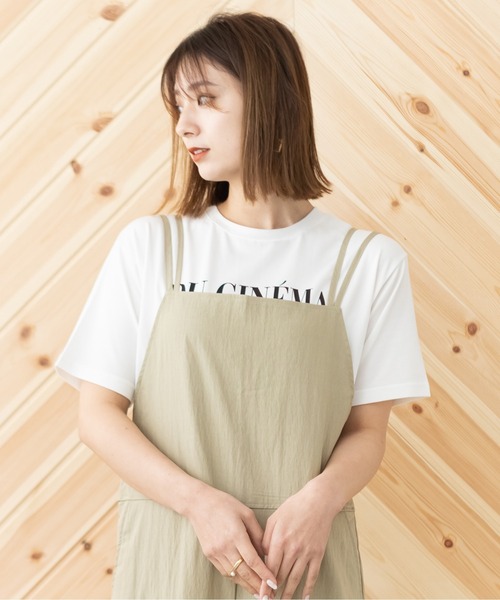 「ZAKKA-BOX」 「ABLE＆CO」半袖Tシャツ FREE グリーン レディース_画像6