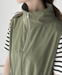 「Java」 ノースリーブワンピース LARGE ブラック レディースの画像4