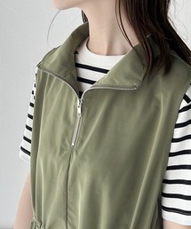 「Java」 ノースリーブワンピース LARGE ブラック レディースの画像5