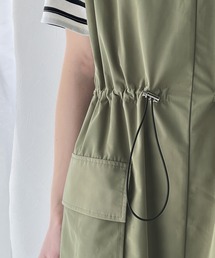 「Java」 ノースリーブワンピース LARGE ブラック レディースの画像6