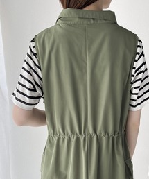 「Java」 ノースリーブワンピース LARGE ブラック レディースの画像8