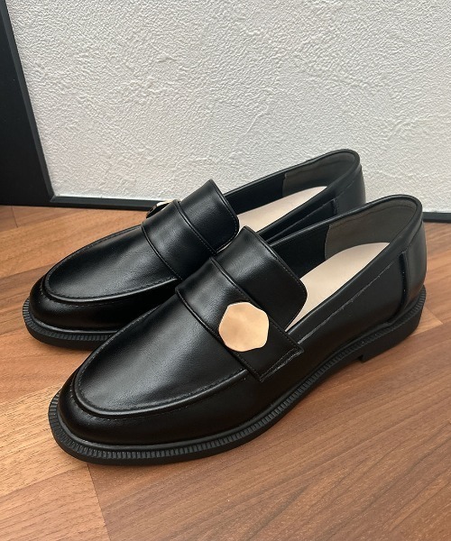 VIVIAN ローファー ririka×VIVIANコラボ ニュアンスモチーフローファー