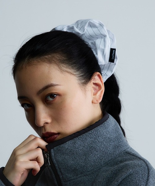 JEANASIS（ジーナシス） シュシュ 「Les Fleurs」ストライプシュシュ