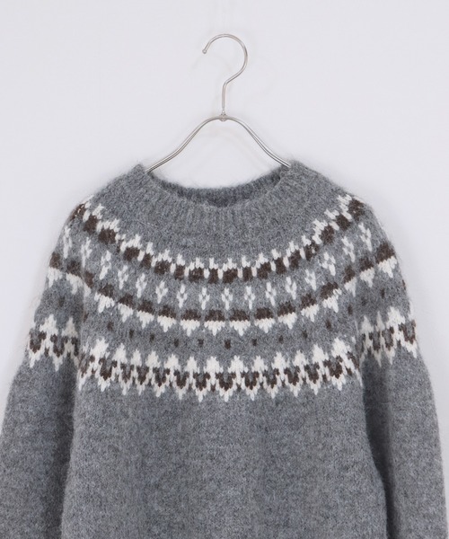 77circa ノルディックニット　希少　一点物　美品 COOHEM｜KOUHEN ノルディック ニットセーター プルオーバー 11-254-020