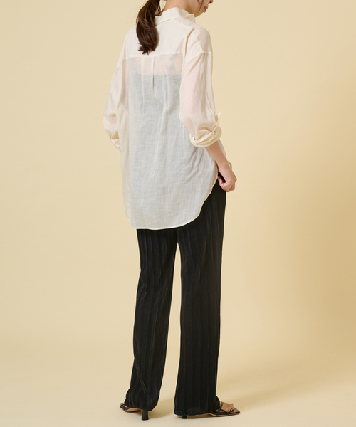 「U by SPICK&SPAN」 イージーパンツ FREE ブラック レディース_画像5