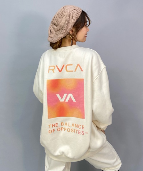 「RVCA」 スウェットカットソー M ブラック レディース_画像3