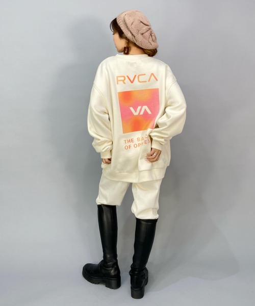 「RVCA」 スウェットカットソー M ブラック レディース_画像5