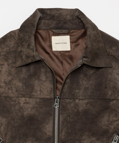 「FREAK'S STORE」 ブルゾン MEDIUM ブラウン メンズ_画像3