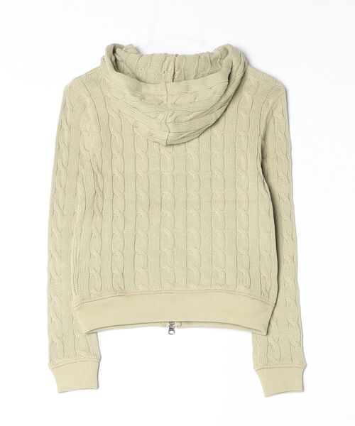 【極美品✨】ポロラルフローレン　完売品！ケーブルニット　フルジップ　ロゴ刺繍　Ｌ POLO RALPH LAUREN（ポロ・ラルフローレン） ニット セーター ケーブル