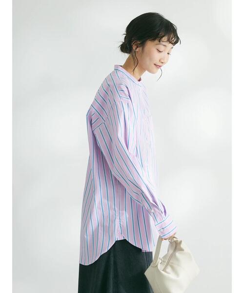 「CRAFT STANDARD BOUTIQUE」 長袖ブラウス M グリーン系その他3 レディース_画像9