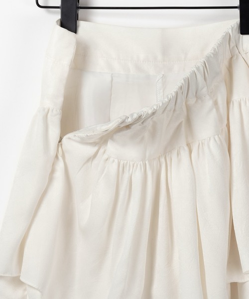 「me+em select」 ミニスカート FREE アイボリー レディース_画像5