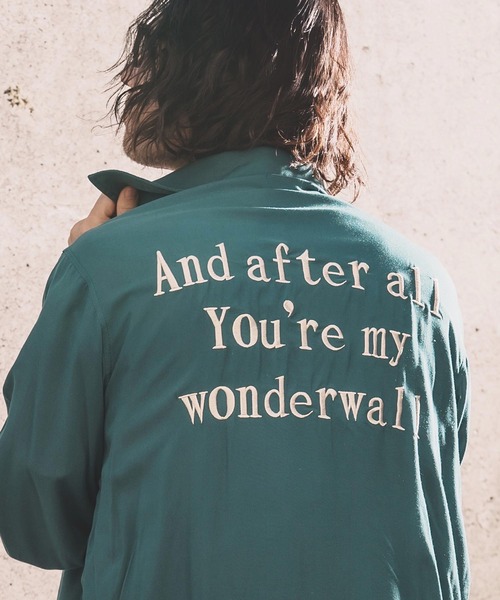 WONDER WALL MOTEL ブルゾン アウター mj11320-EMBROIDERY COATCH