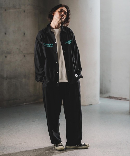 WONDER WALL MOTEL ブルゾン アウター mj11320-EMBROIDERY COATCH